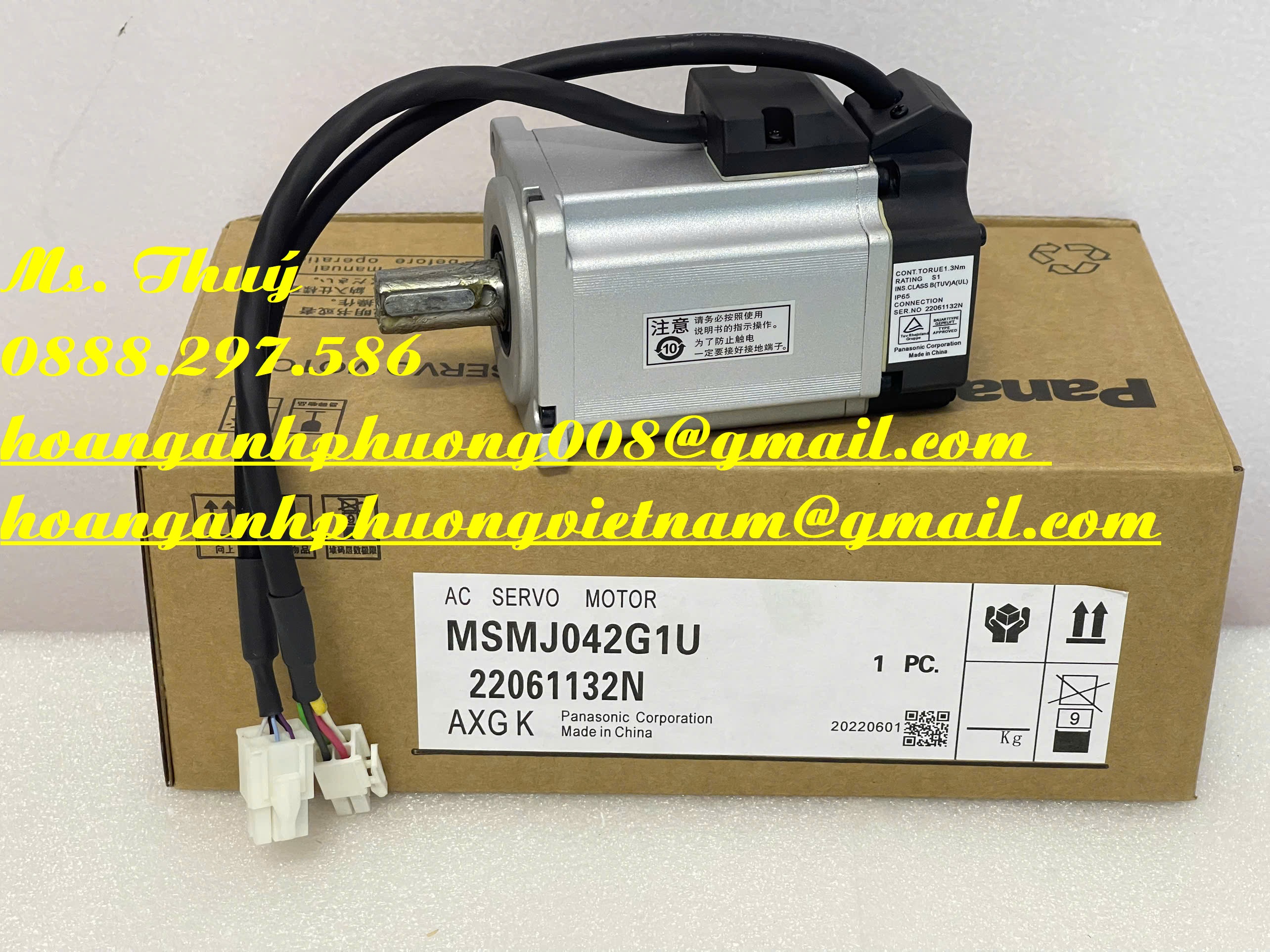 Hàng nhập - Động cơ Panasonic MSMJ042G1U - Công suất 400W